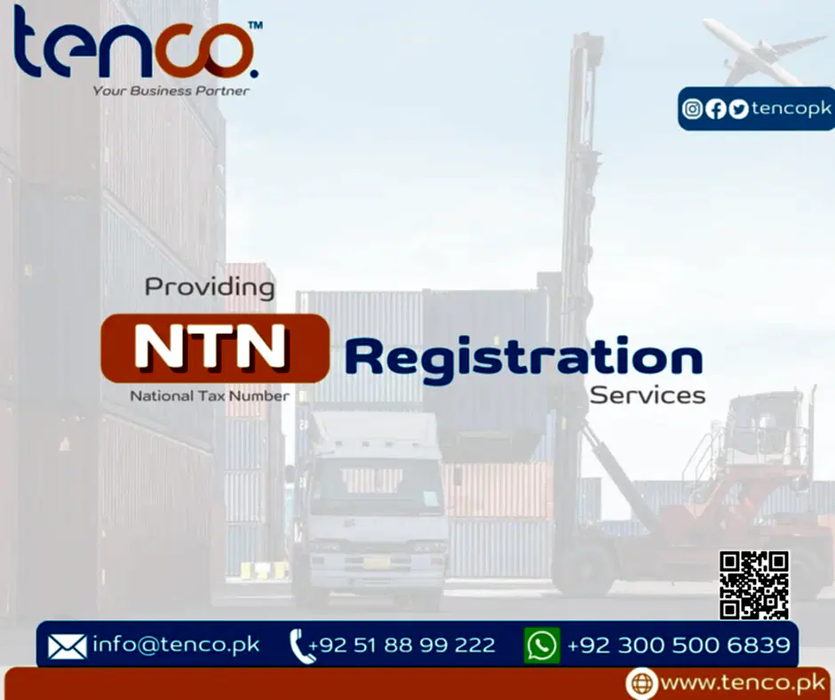 NTN Registration services in Pakistan